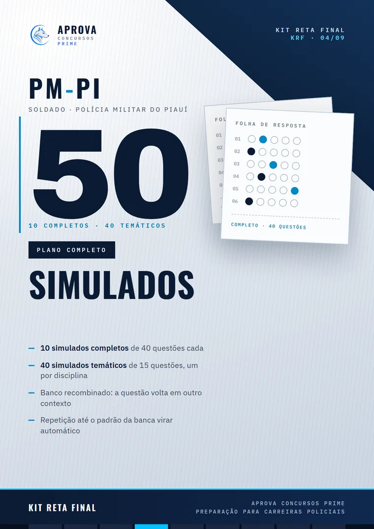 Capa do material 50 Simulados